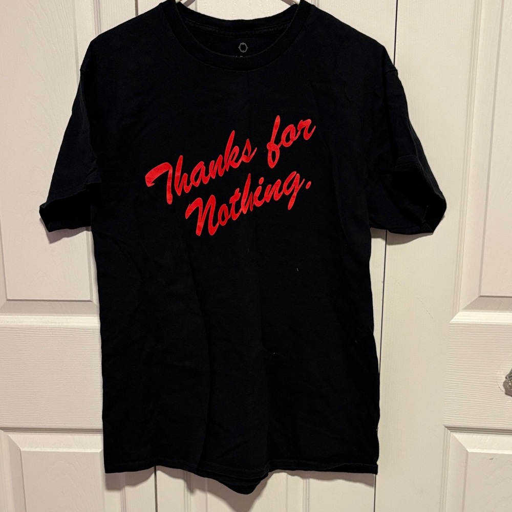 Empyre Black Short-Sleeve Tee with Red Script